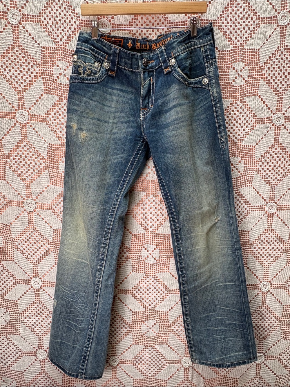 Rock Revival Y2K Bootcut Jeans – Size 32